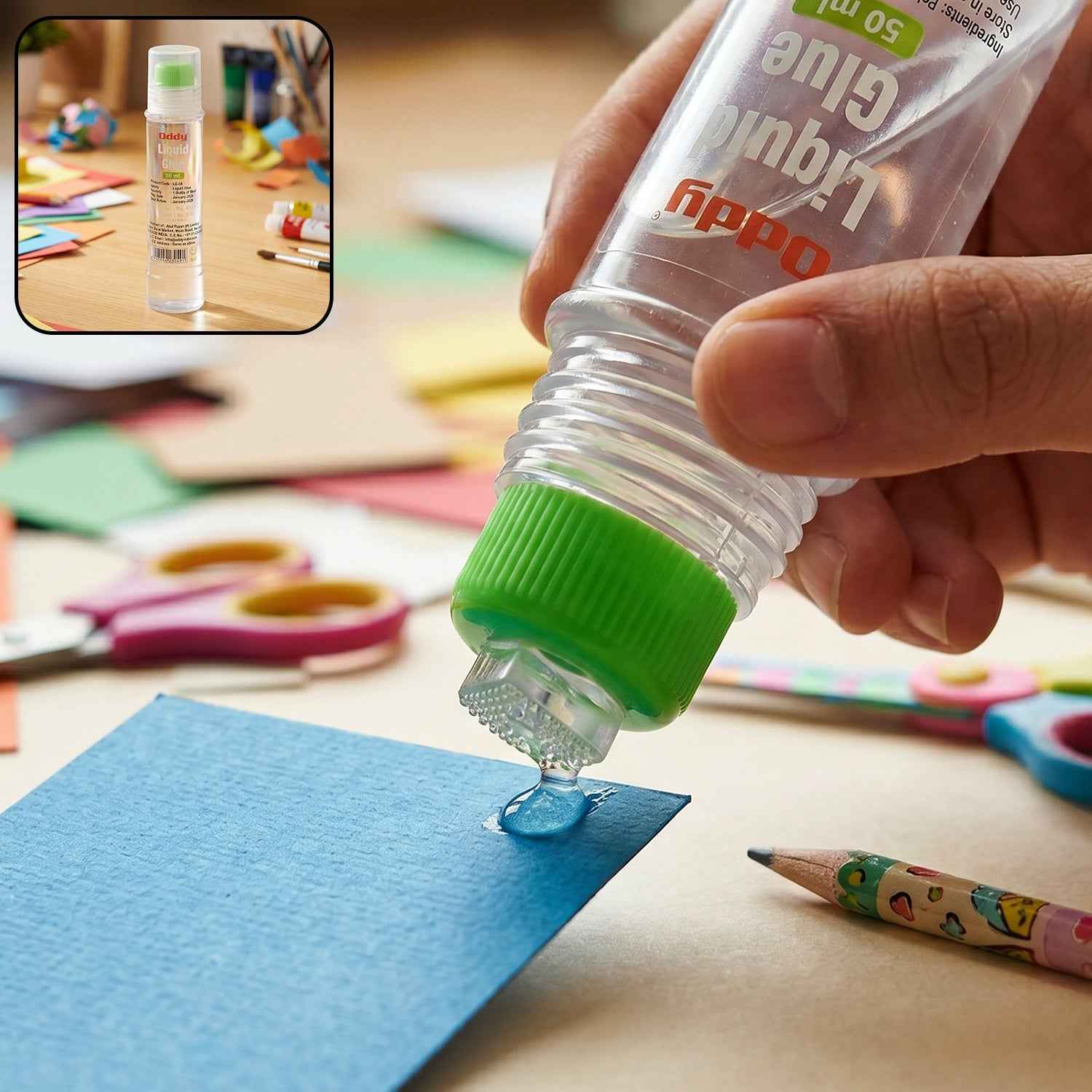 Liquid Glue Pen Ð Precise, Quick-Drying Adhesive for School & Office
