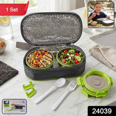 Stainless Steel Lunch Box Set Ð Durable & Leakproof with Carry Bag