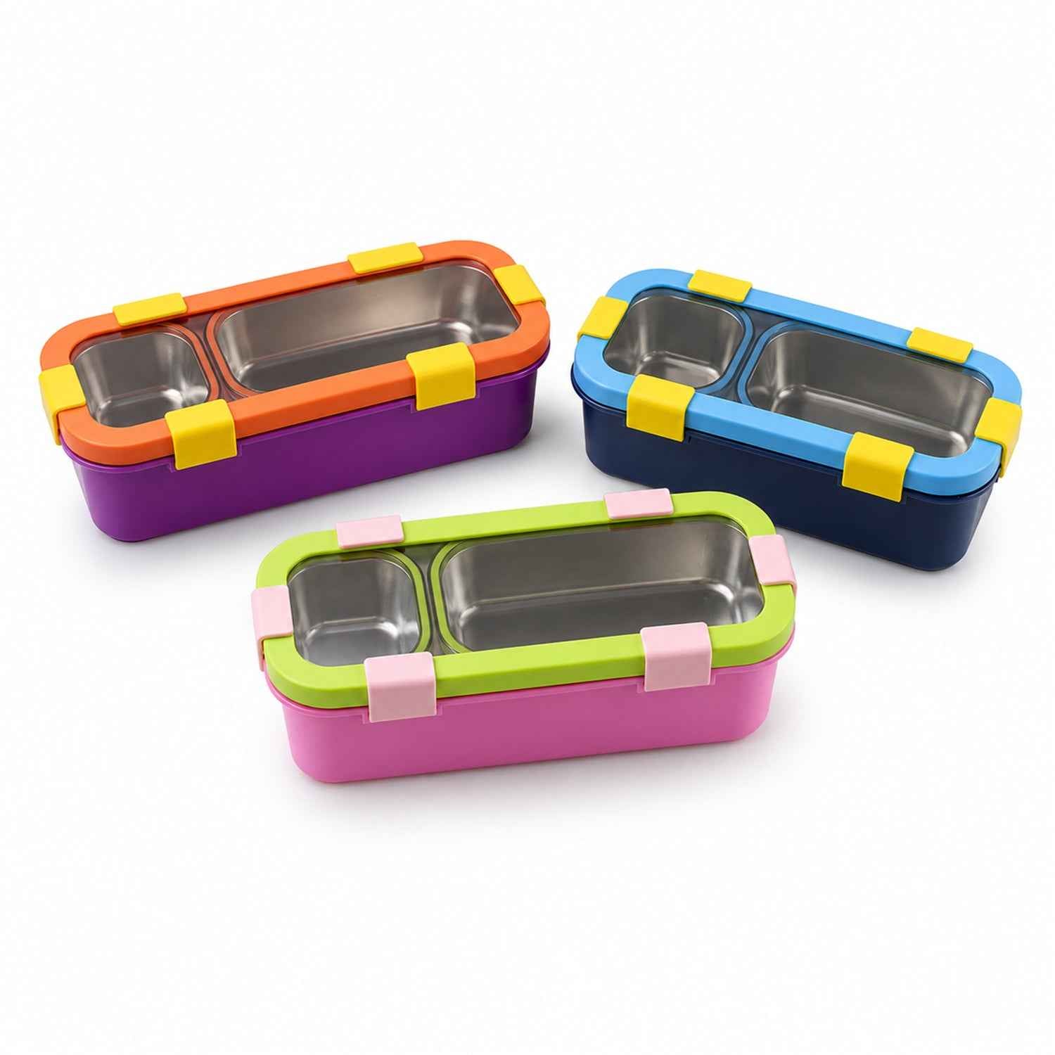 Stainless Steel Leak-Proof Lunch Box Ð 2 Compartments & Secure Seal