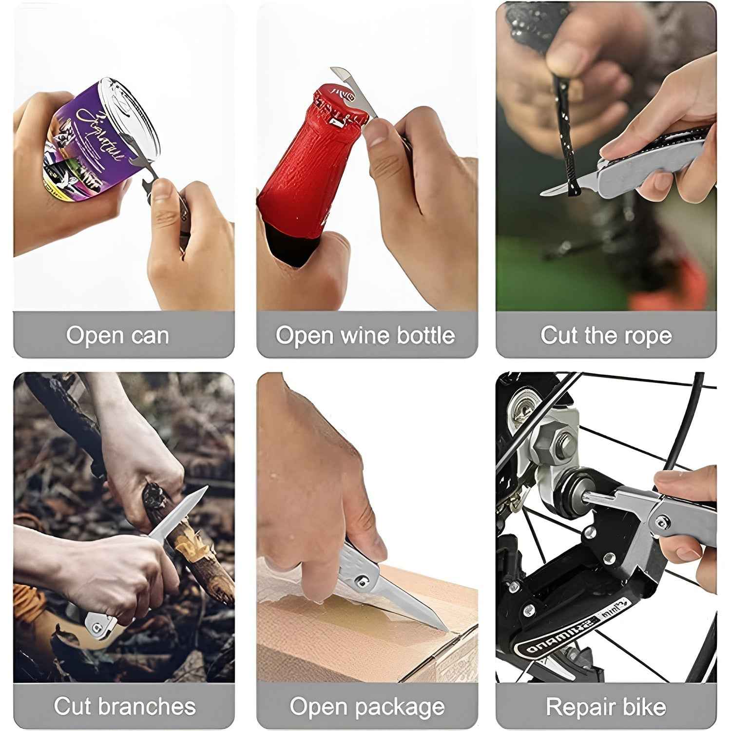 Multipurpose Pocket Tool Kit – Stainless Steel 8-in-1 Compact Design