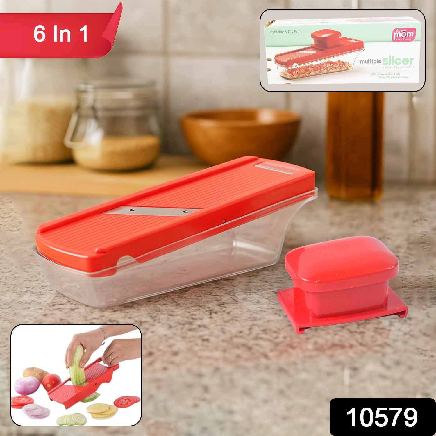 Vegetable and Dry Fruit Slicer – Adjustable Thickness Cutter