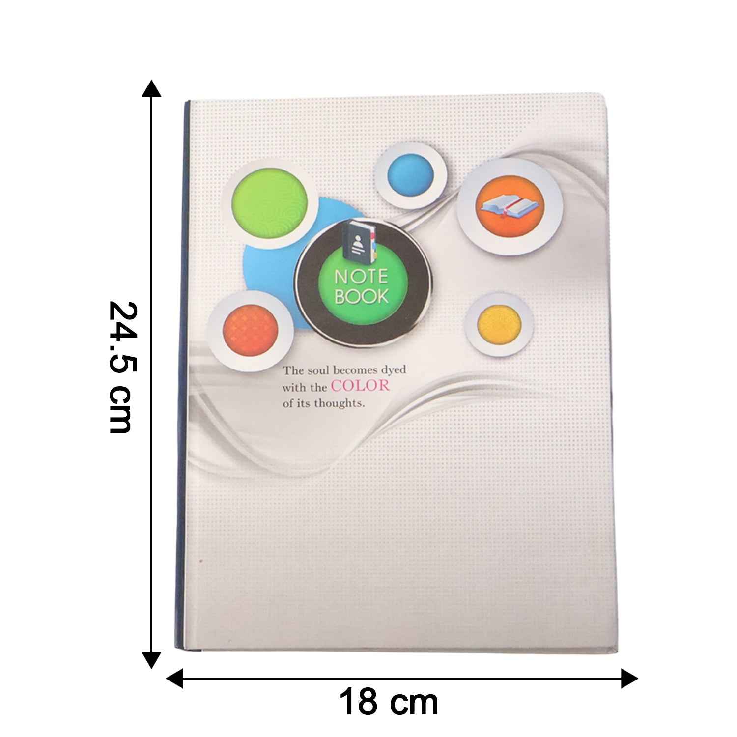 Hardbound Ruled Diary – Durable 100-Page Notebook 240x180mm