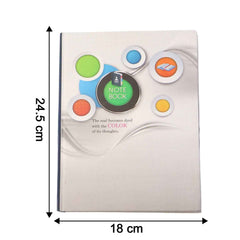 Hardbound Ruled Diary – Durable 100-Page Notebook 240x180mm