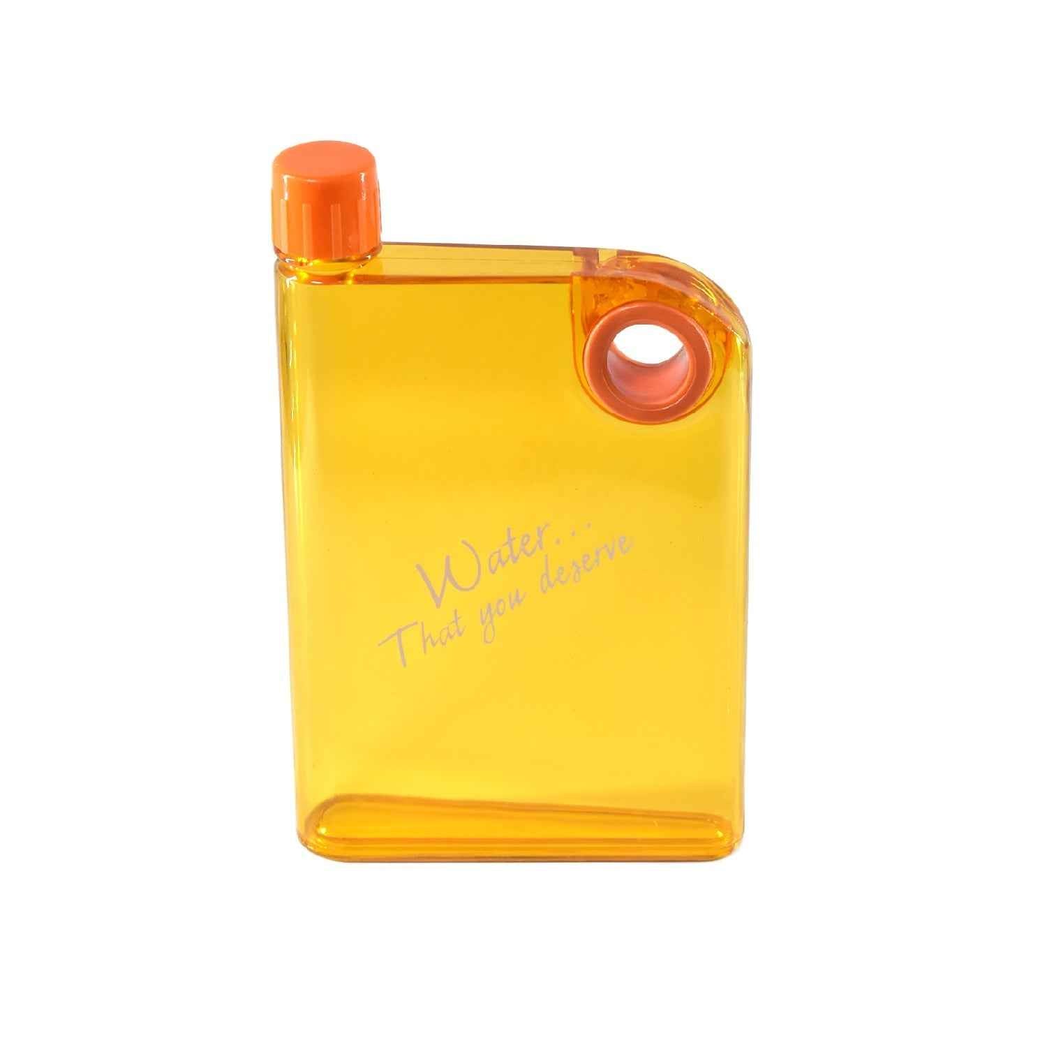 Slim Water Bottle – Notebook Design, 380ml | Own Hydrate