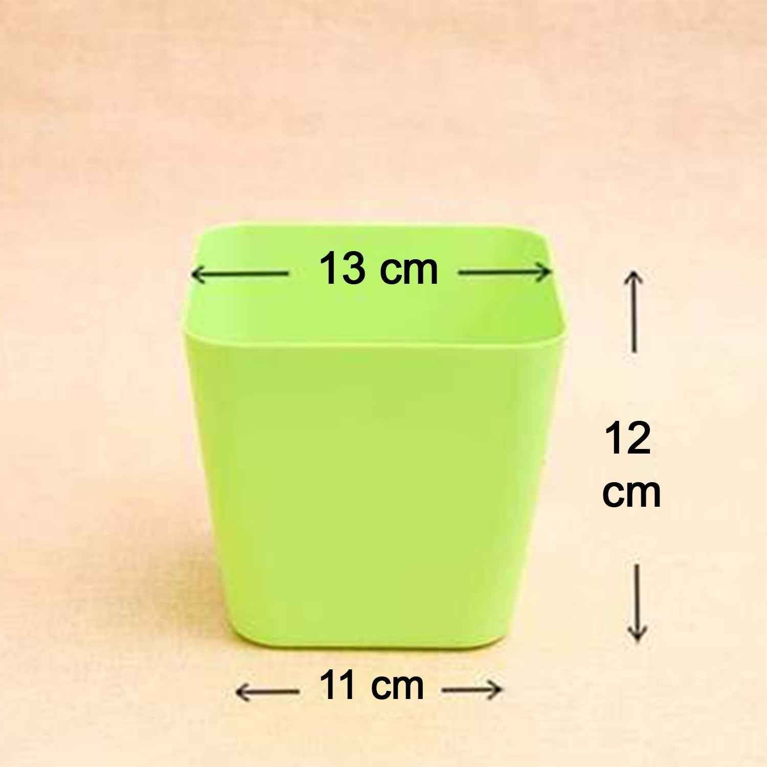 Square Flower Pots for Indoor & Outdoor Gardening |