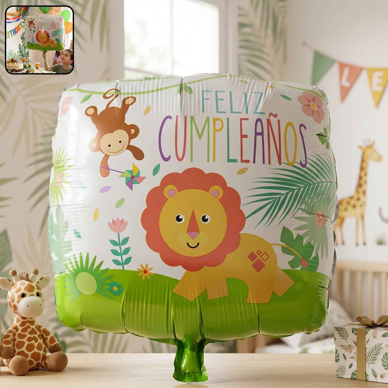 Jungle Lion Foil Balloon Ð Brighten KidsÕ Parties and Events