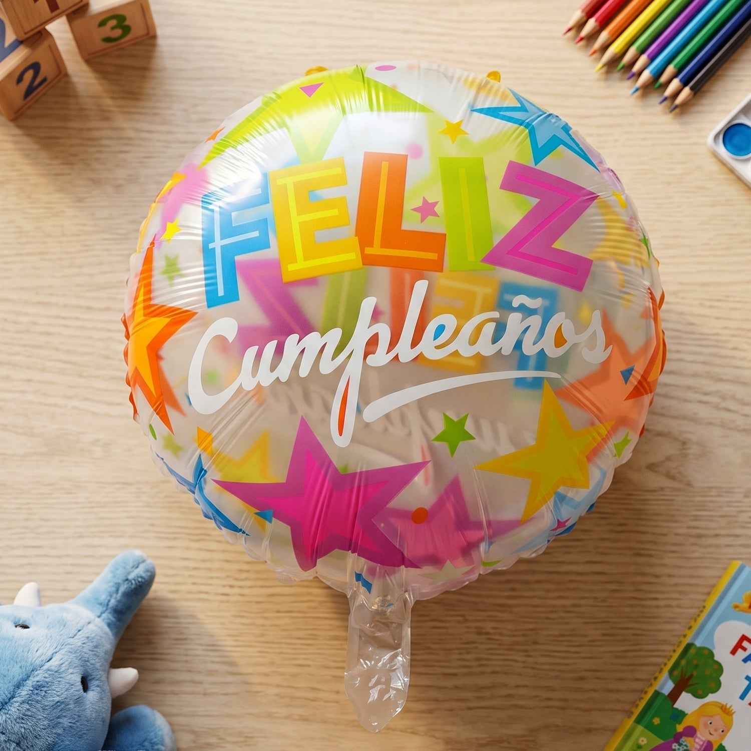 Colorful Feliz Cumplea–os Foil Balloon Ð Bright Birthday Decoration