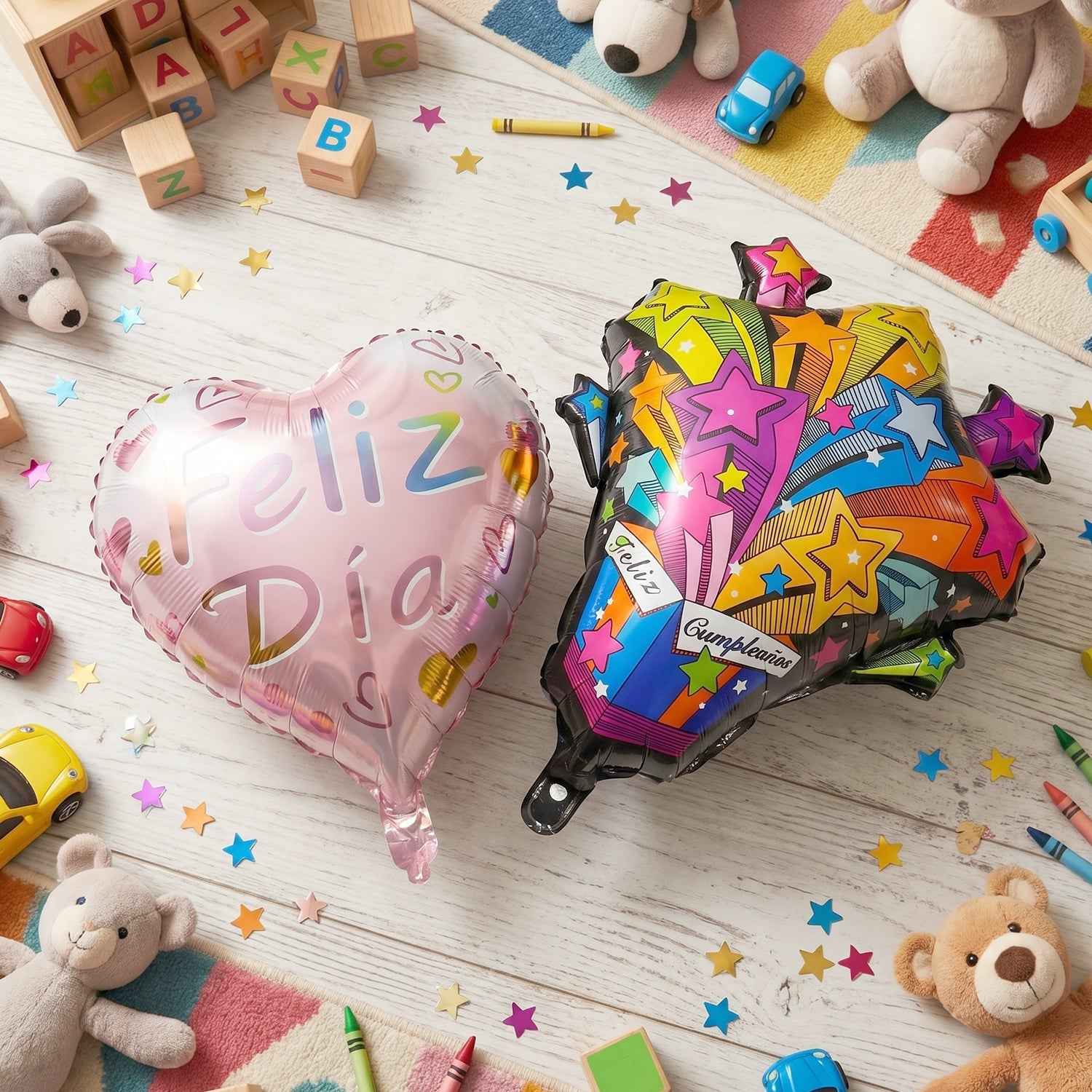 Feliz Dia Celebration Foil Balloon Ð Vibrant Party Decor