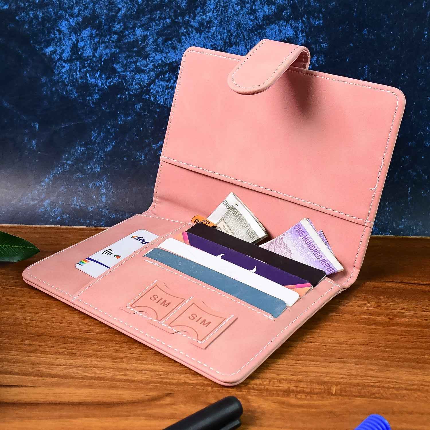 World Map Travel Passport Holder – Compact & Durable Organizer