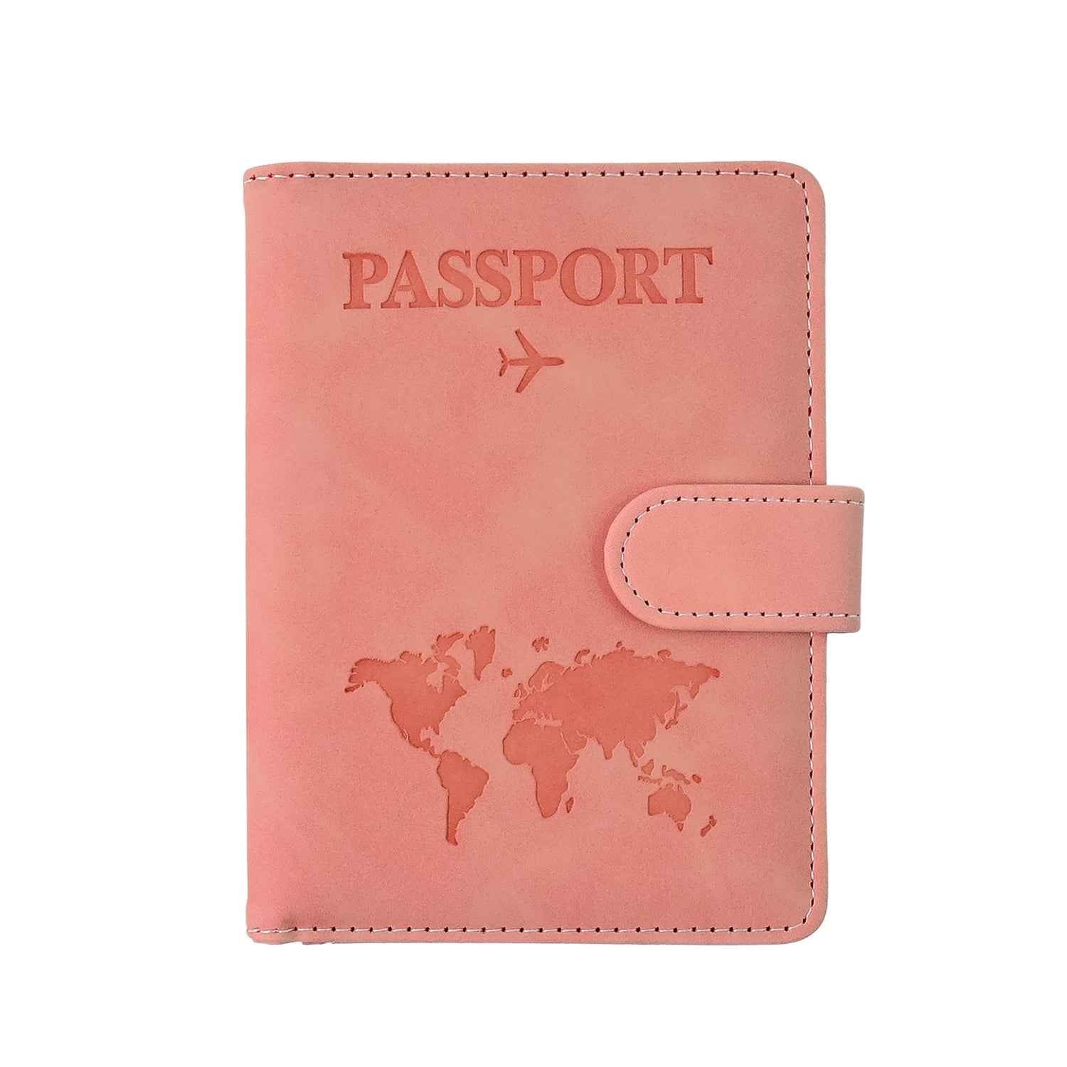 World Map Travel Passport Holder – Compact & Durable Organizer