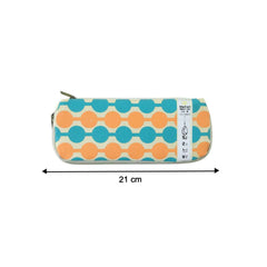 Stylish Multi-Color Geometric Printed Pencil Pouch – Durable & Compact