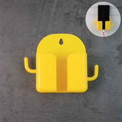 Wall Mount Mobile Phone Holder with Hook – Space Saving Stand