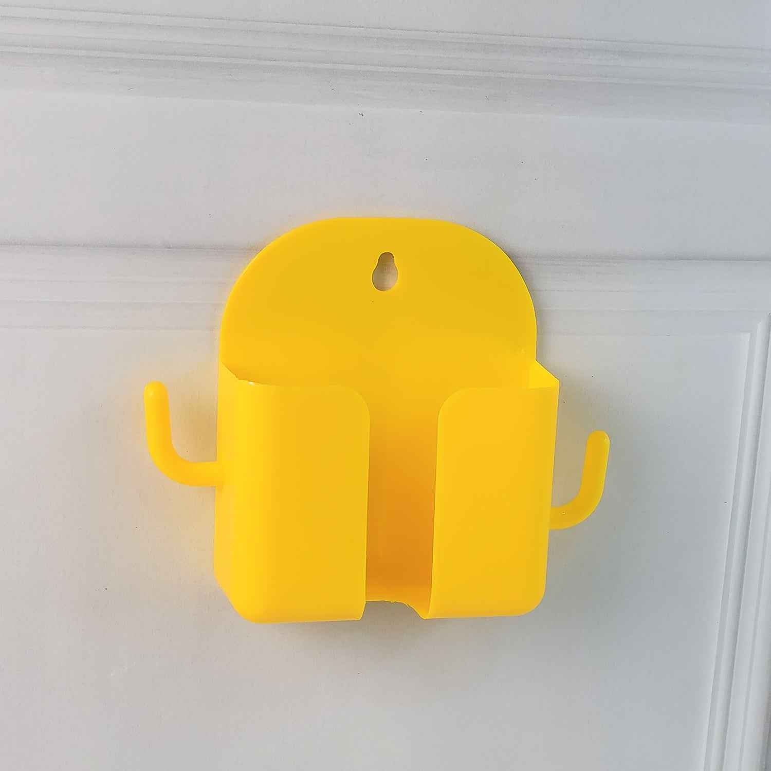Wall Mount Mobile Phone Holder with Hook – Space Saving Stand