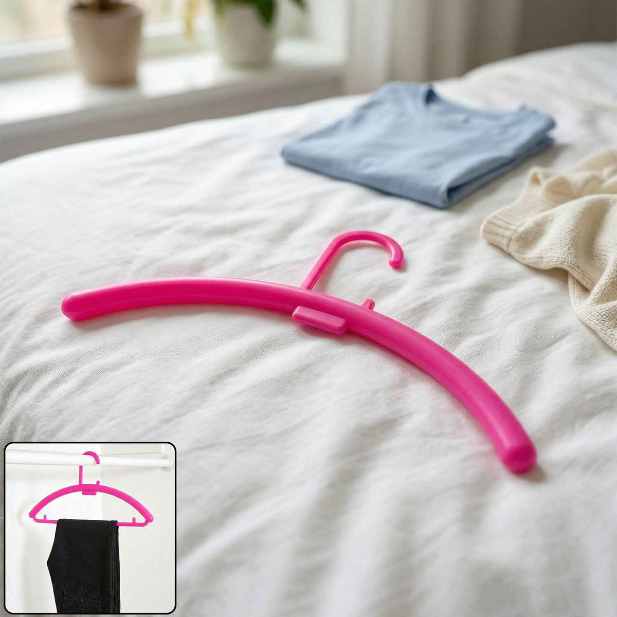 Plastic Clothes Hanger – Space-saving & Durable Wardrobe Organizer