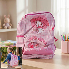 Kids Backpack Ð Adorable My Melody Design with Bow & Bunny