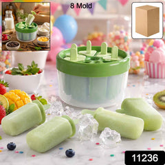 Plastic Ice Candy Popsicle Maker Ð 8 Molds for Homemade Treats