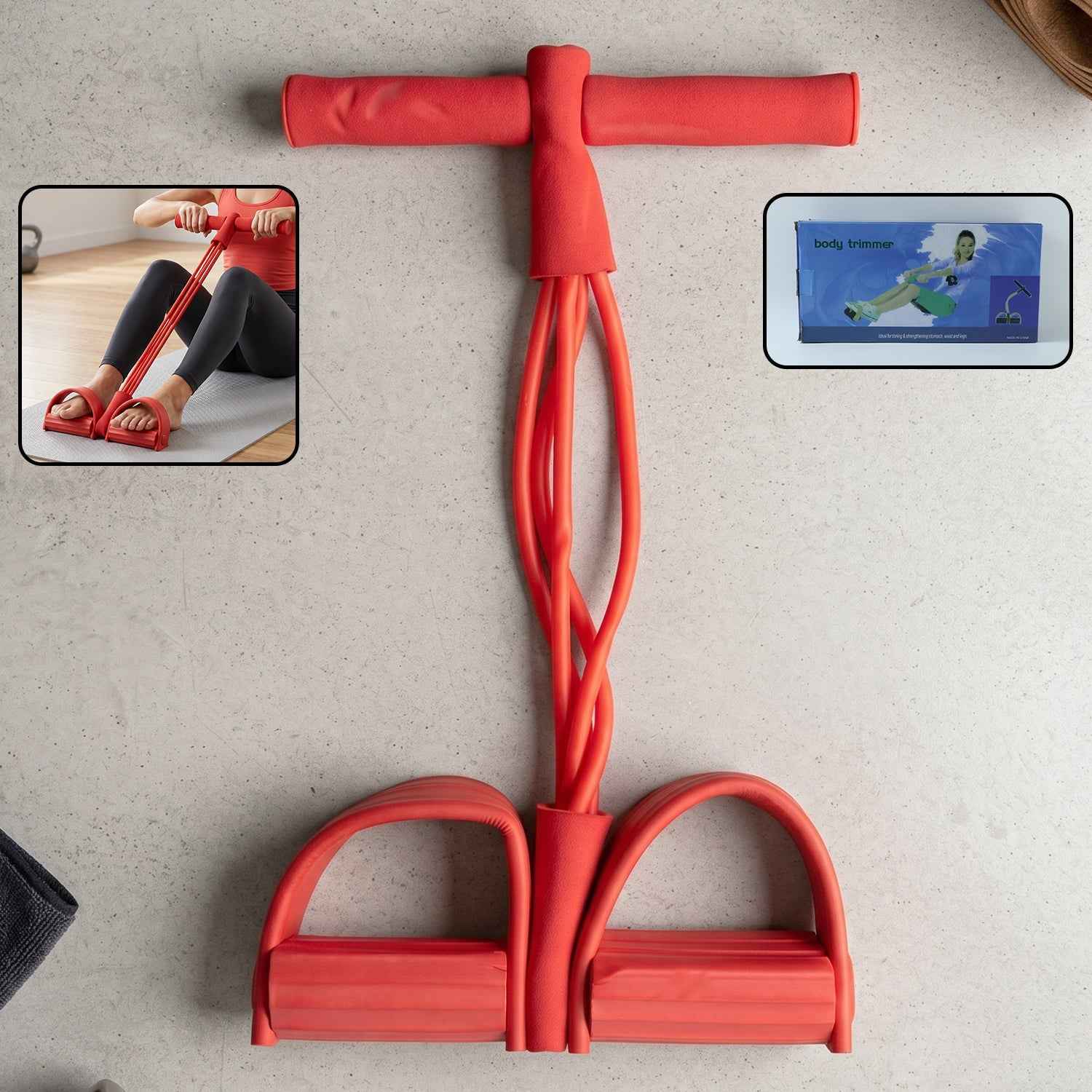 Pull Rope Resistance Exerciser Ð Full Body Workout & Flexibility