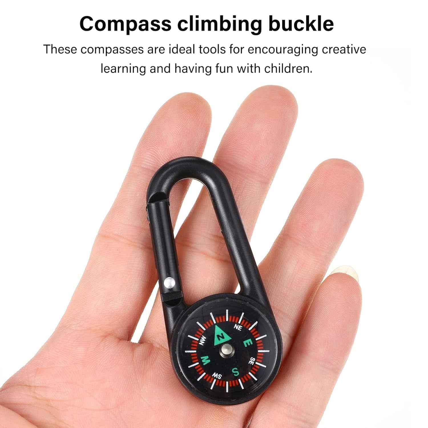 Mini Compass with Clip – Portable Outdoor Gear | Trekola