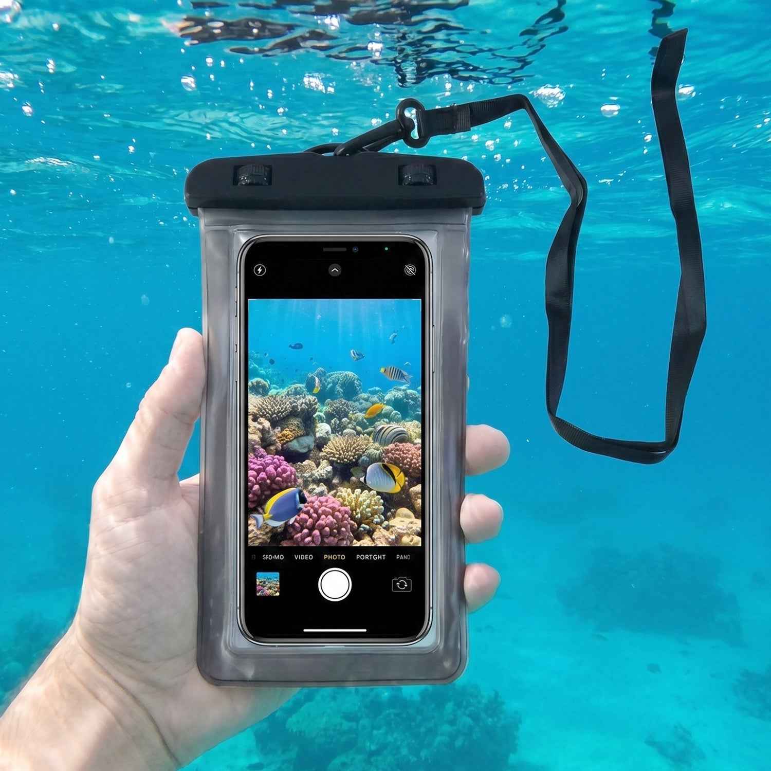 Waterproof Mobile Pouch Ð Secure, Clear Touchscreen Cover for Outdoors