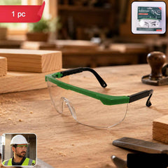 Adjustable Safety Goggles Ð Impact-Resistant Polycarbonate Lens for Workplace & Outdoor