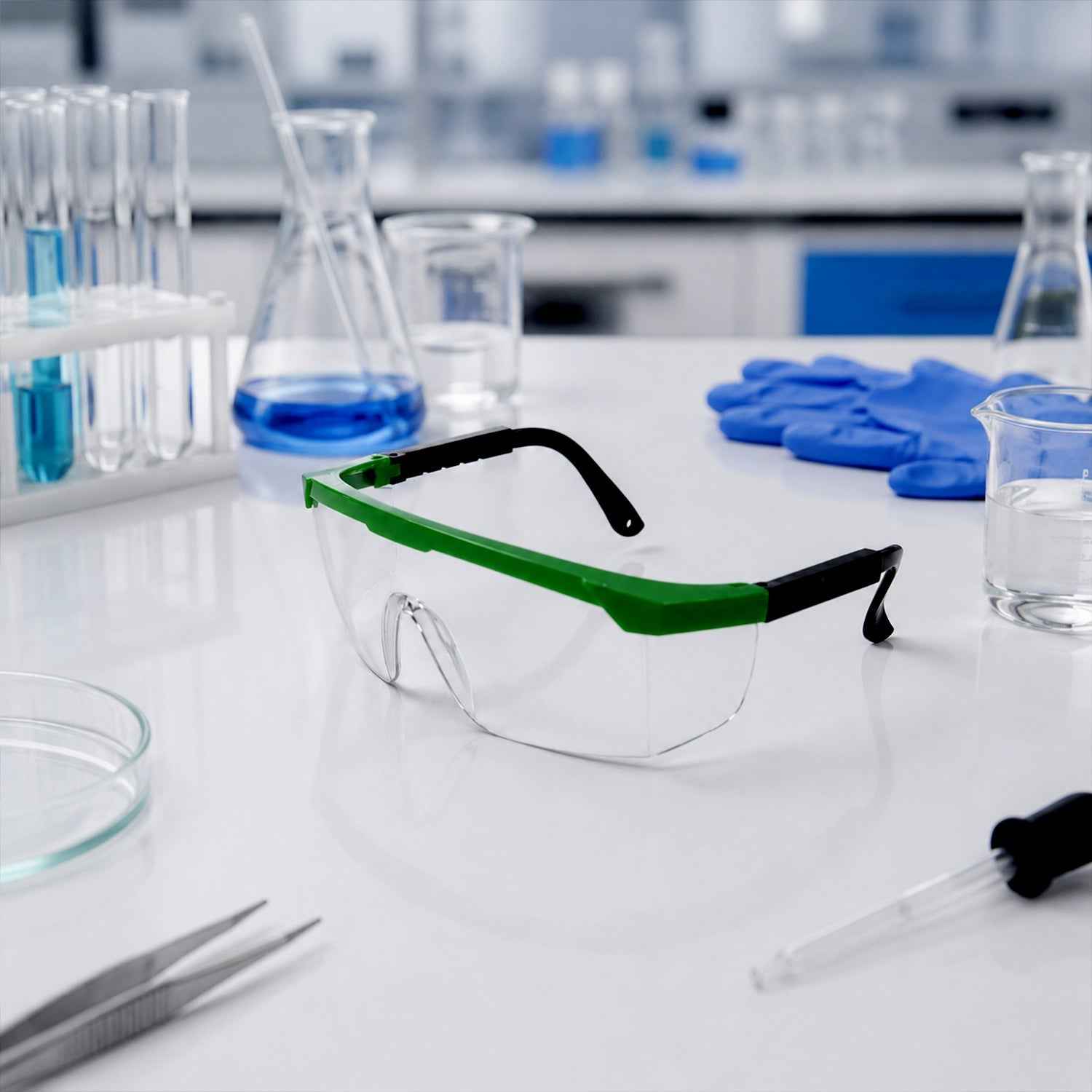 Adjustable Safety Goggles Ð Impact-Resistant Polycarbonate Lens for Workplace & Outdoor