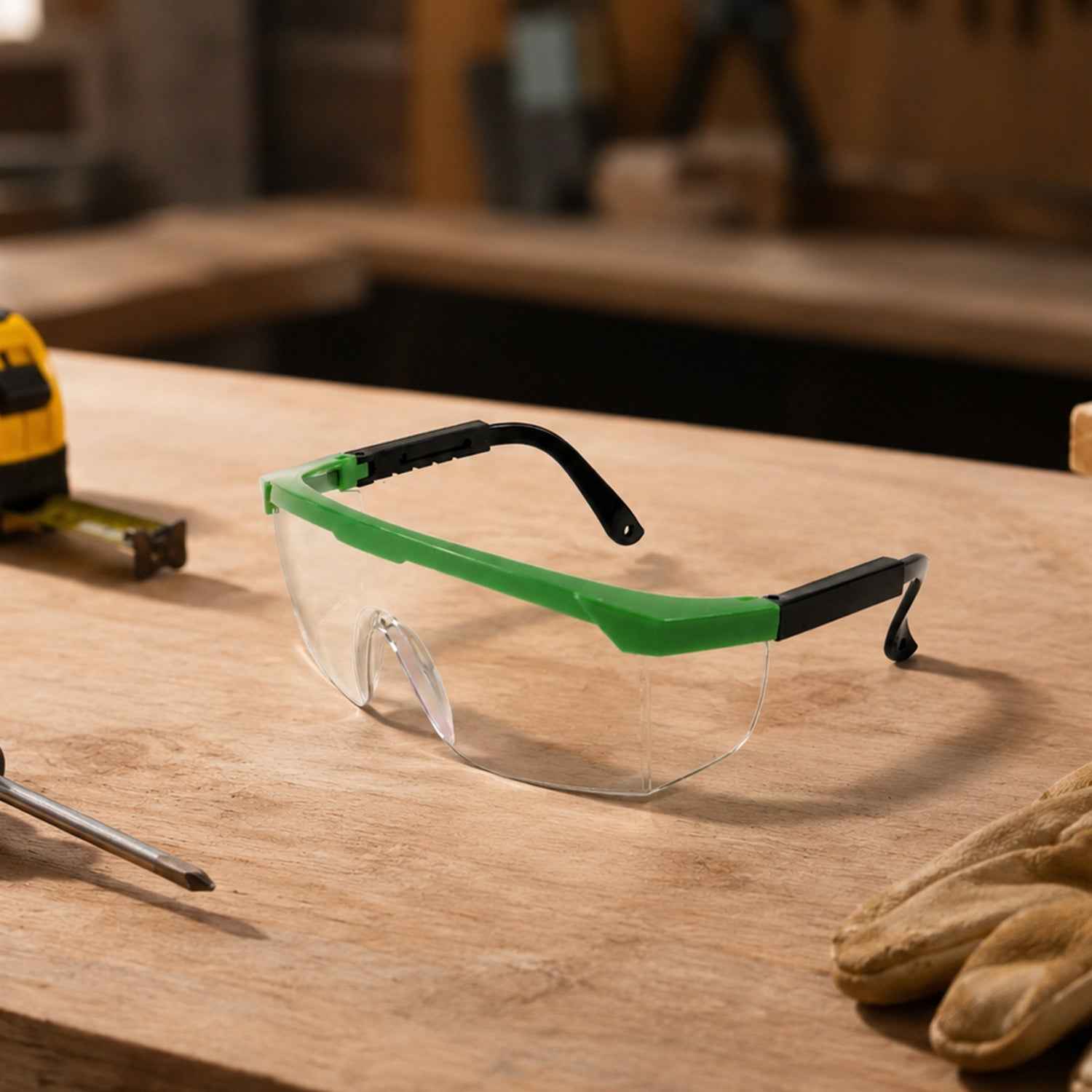 Adjustable Safety Goggles Ð Impact-Resistant Polycarbonate Lens for Workplace & Outdoor