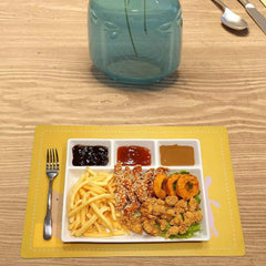 4-Compartment Serving Tray – Portion Control & Mess-Free Meals
