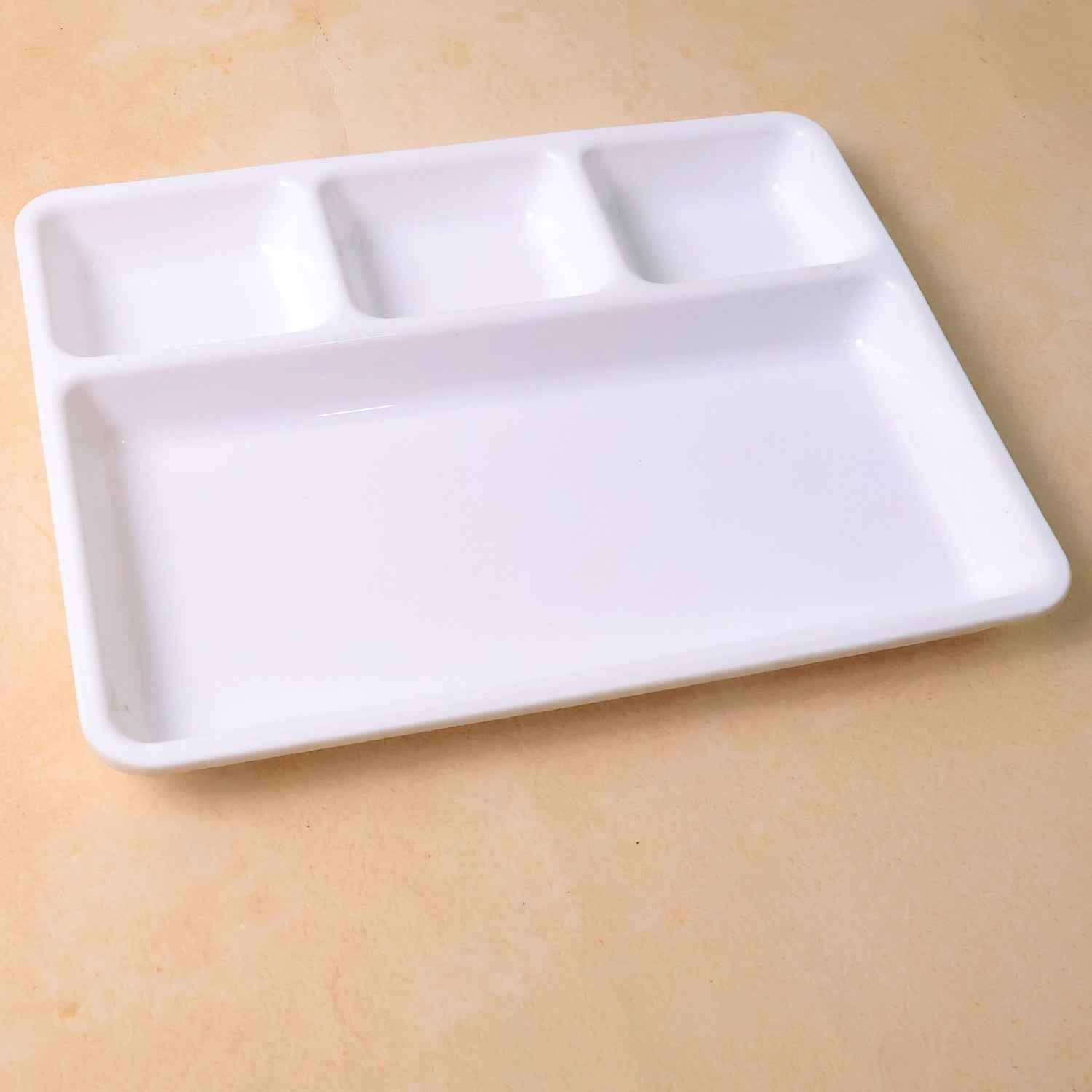 4-Compartment Serving Tray – Portion Control & Mess-Free Meals