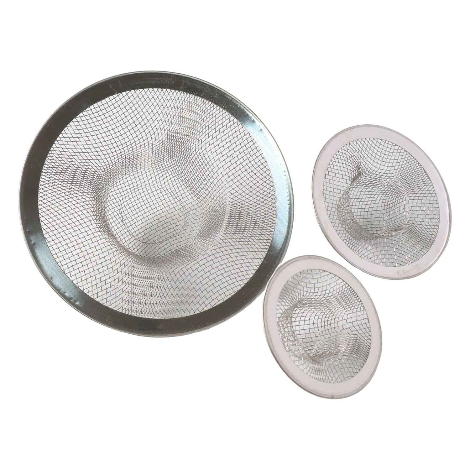 Stainless Steel Sink Drain Strainer Set – Prevents Clogs & Odors