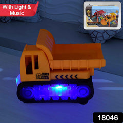 Dump Truck Toy for Kids – Self-Driving, Lights & Music | Little Blocks