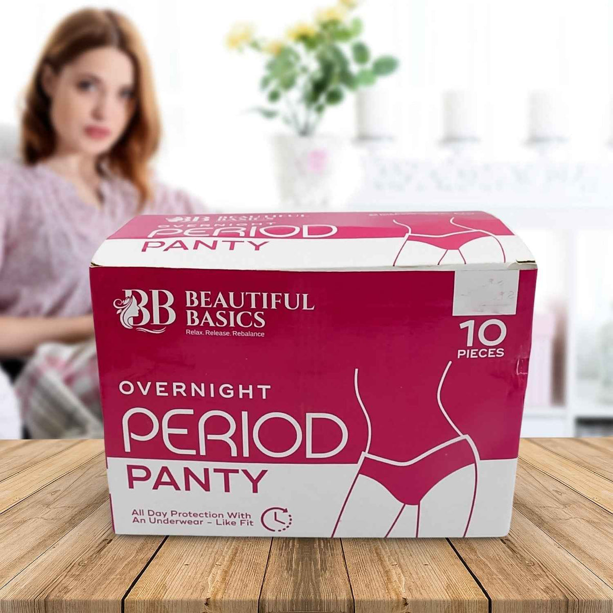 Compact Women's Emergency Kit with essential hygiene items for travel.