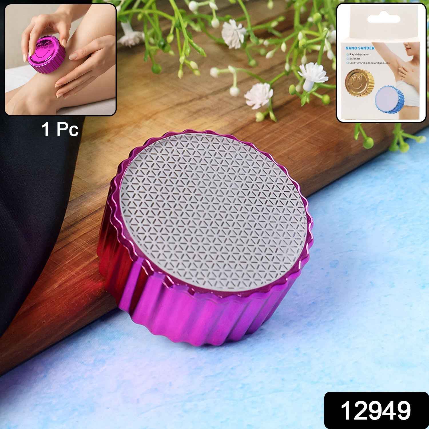 Nano Hair Remover – Painless Crystal Hair Eraser for Body | Calm & Curl