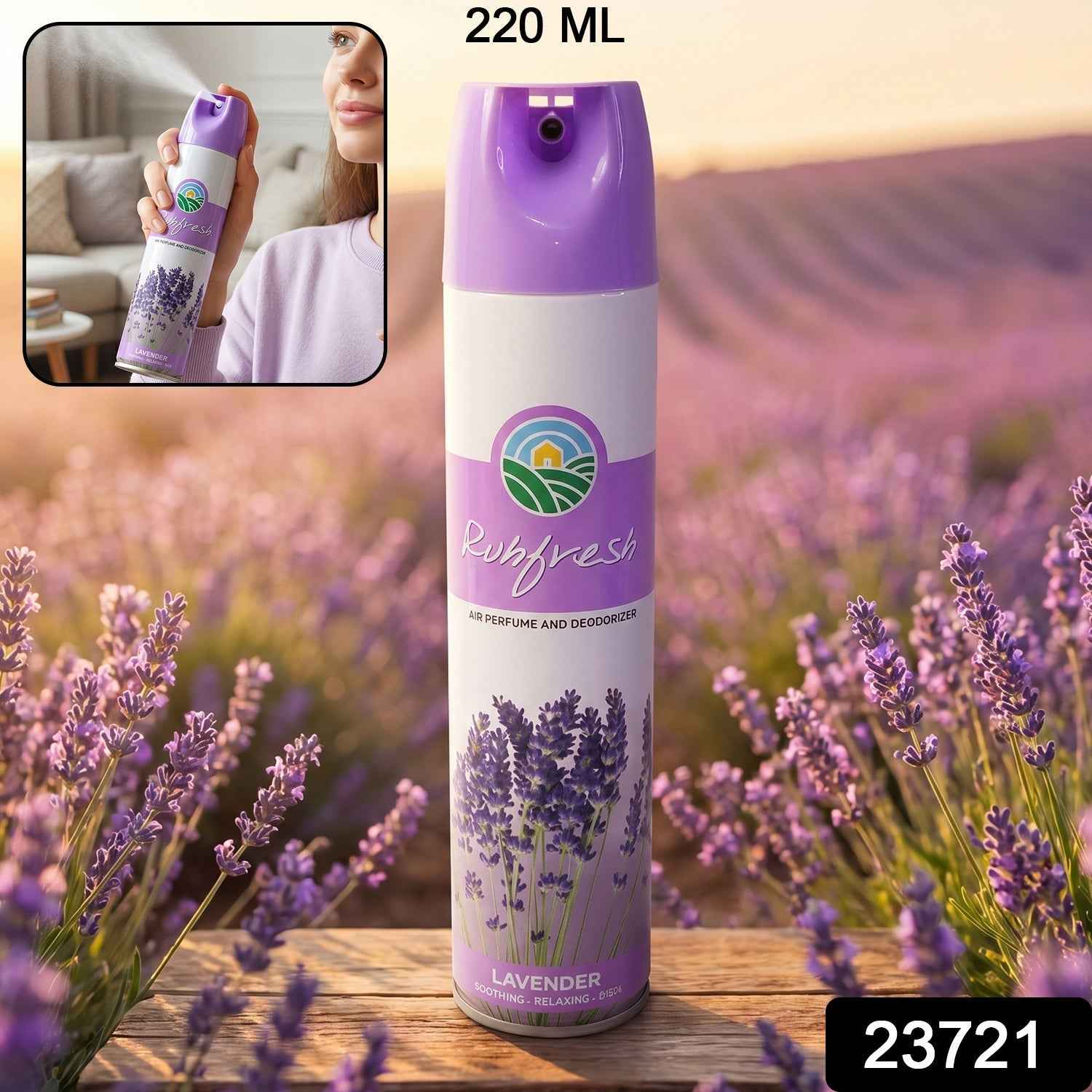 Lavender Air Freshener Spray Ð Long-lasting calming fragrance