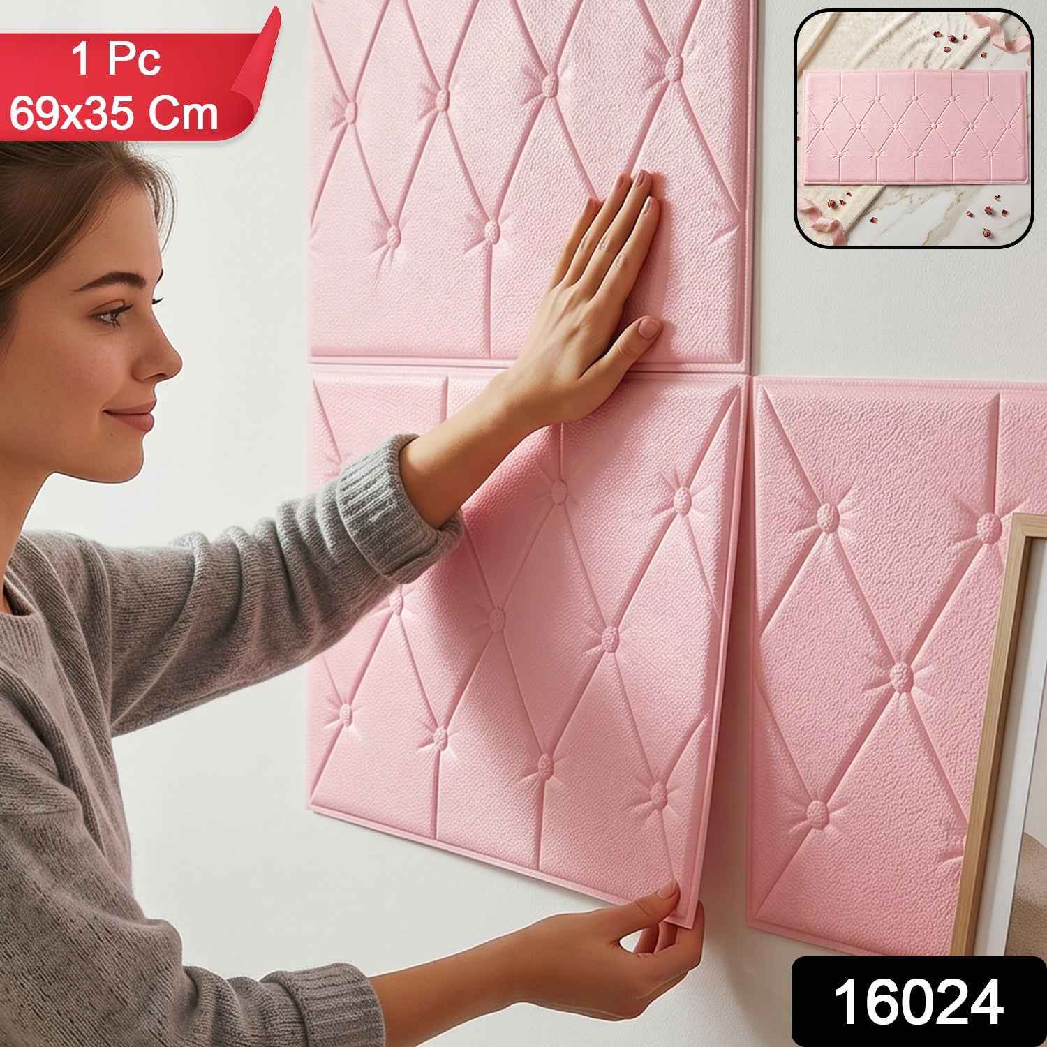 Self Adhesive 3D Foam Wall Panel Ð Easy DIY Home Decor