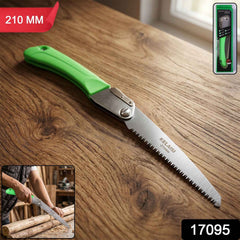 Folding Saw – Sharp 210mm Stainless Steel Blade for Pruning & Outdoor Use