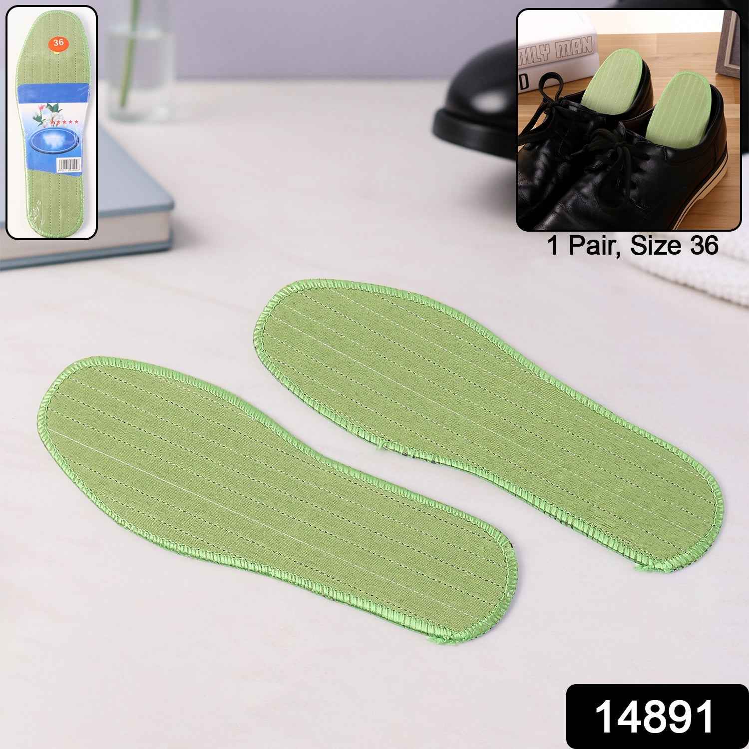 Comfort Shoe Insoles – Soft Cushioned Support for Size 36