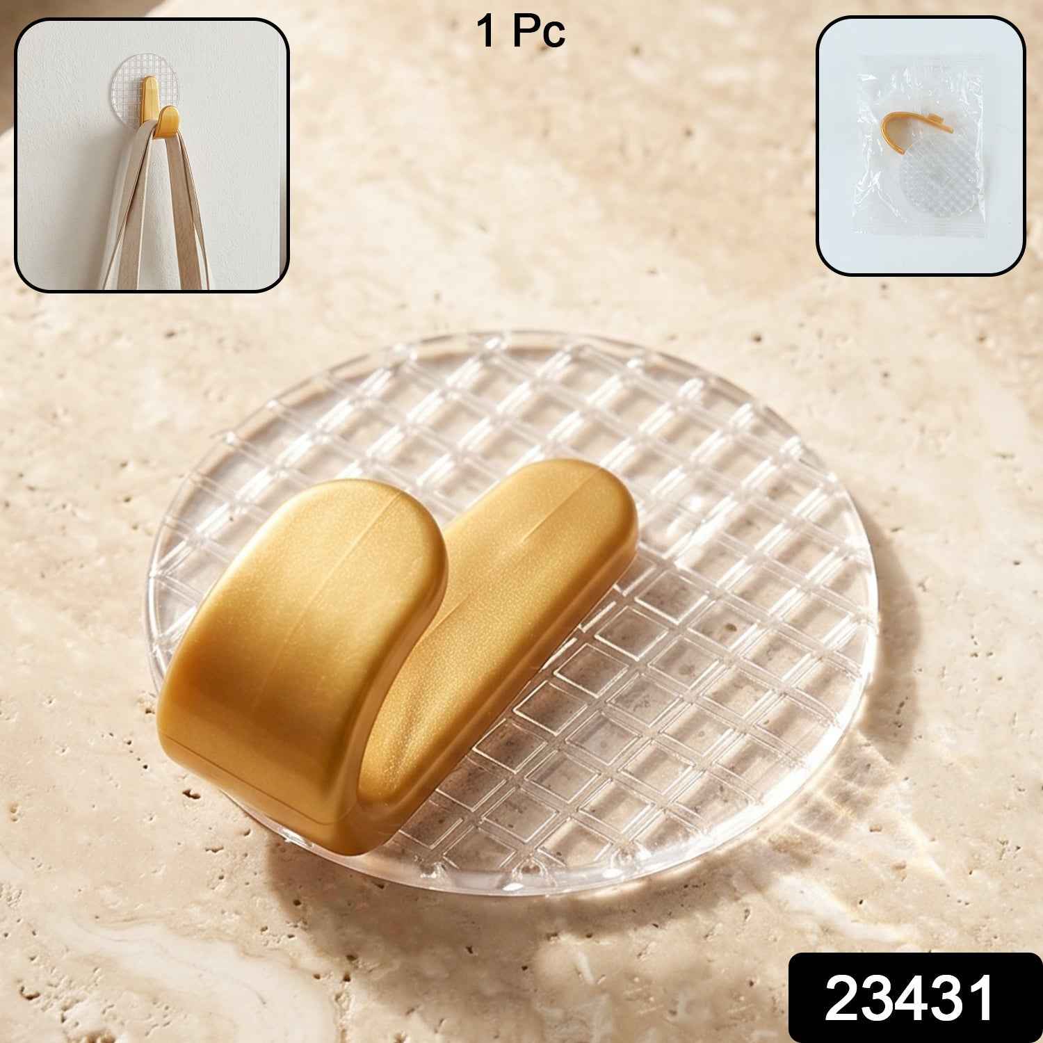 Self Adhesive Wall Hook Ð Strong, Waterproof, No Drill Needed