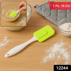 Silicone Cooking Spatula – Heat Resistant & Food Grade, 18 cm