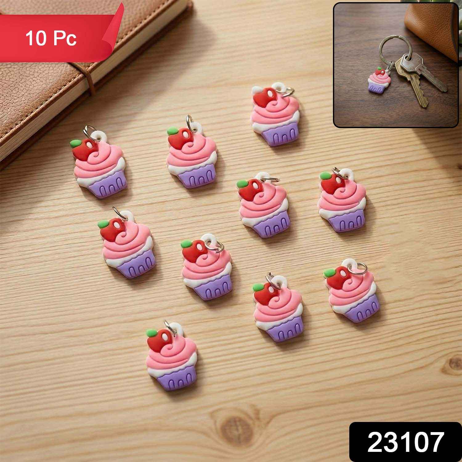 Cute Cupcake Keychain – Fun & Charming Bag Ornament