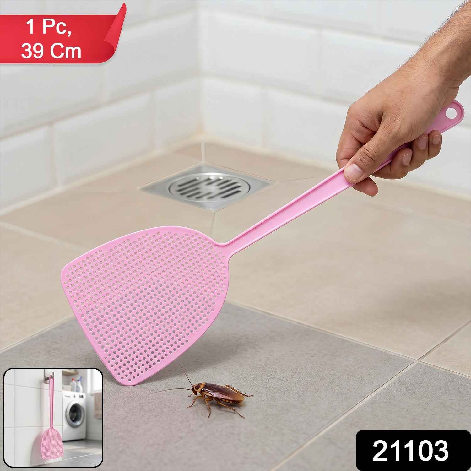 Manual Fly Swatter Ð Long Handle for Easy Pest Control