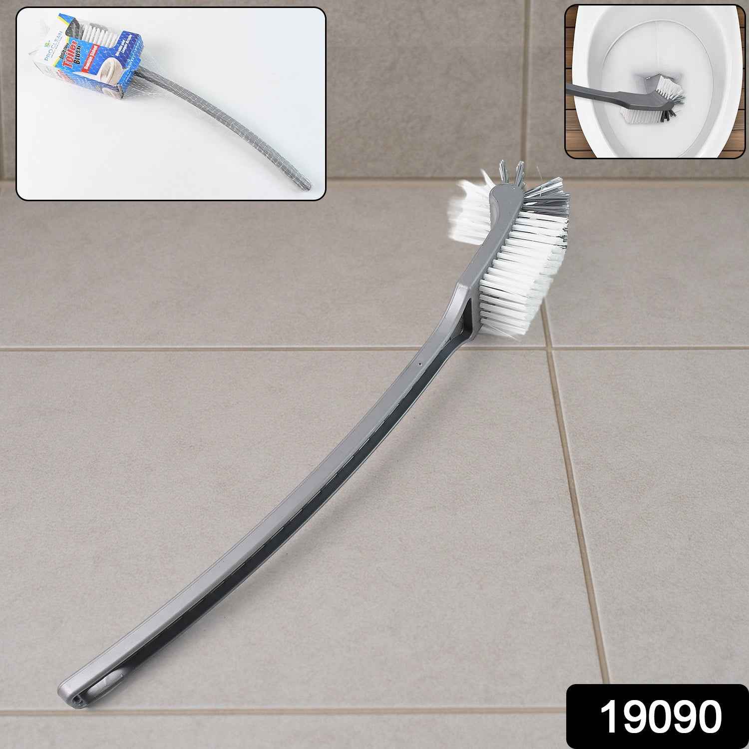 Long Handle Toilet Brush – Ergonomic Deep Cleaning Tool (1 Pc)