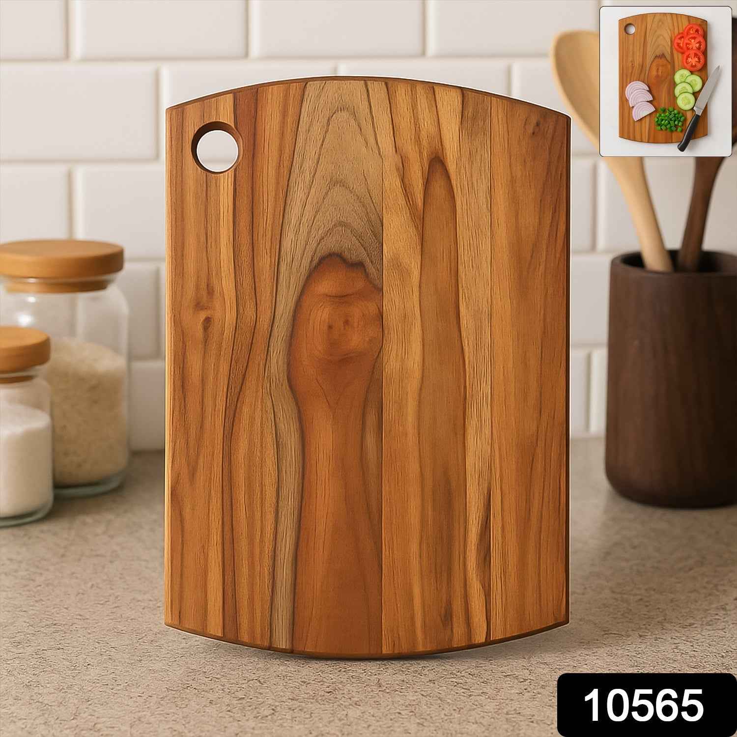 Teak Wood Chopping Board – Durable & Heavy Duty Kitchen Essential