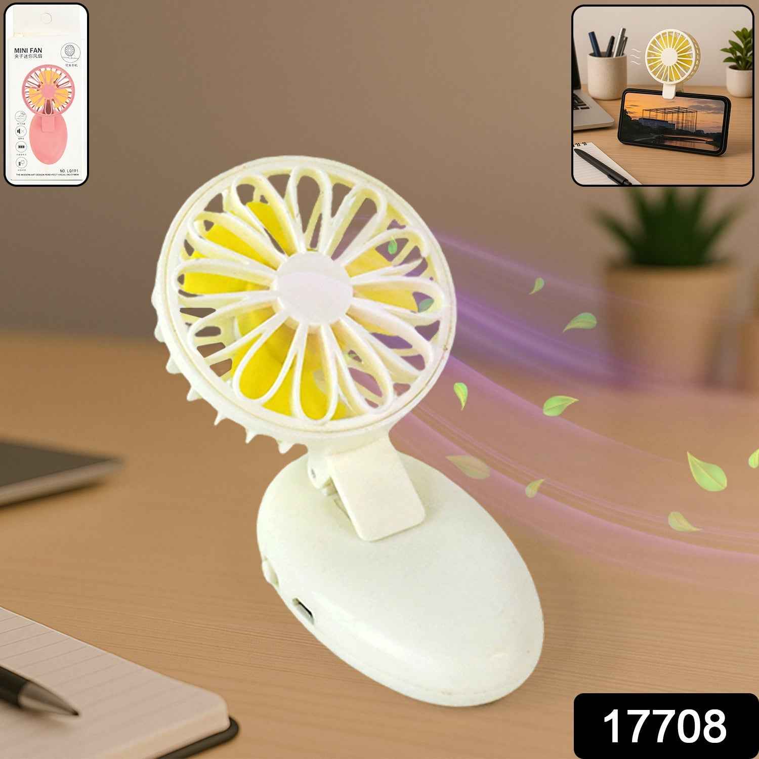 Mini USB Handheld Fan – Portable & Rechargeable Cooling | VoltDesk
