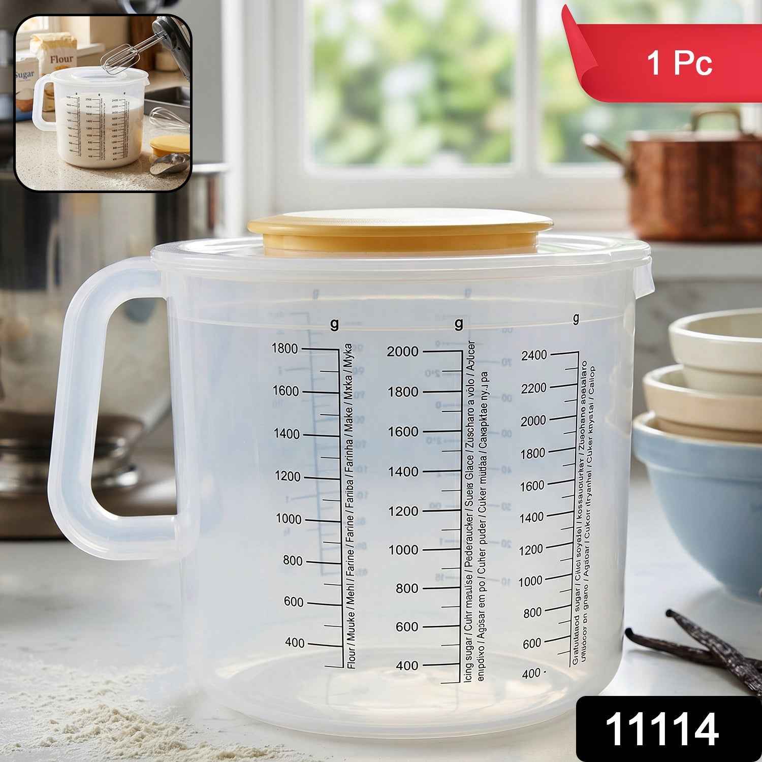 Plastic Measurement Storage Box Ð Large Capacity & Secure Lid