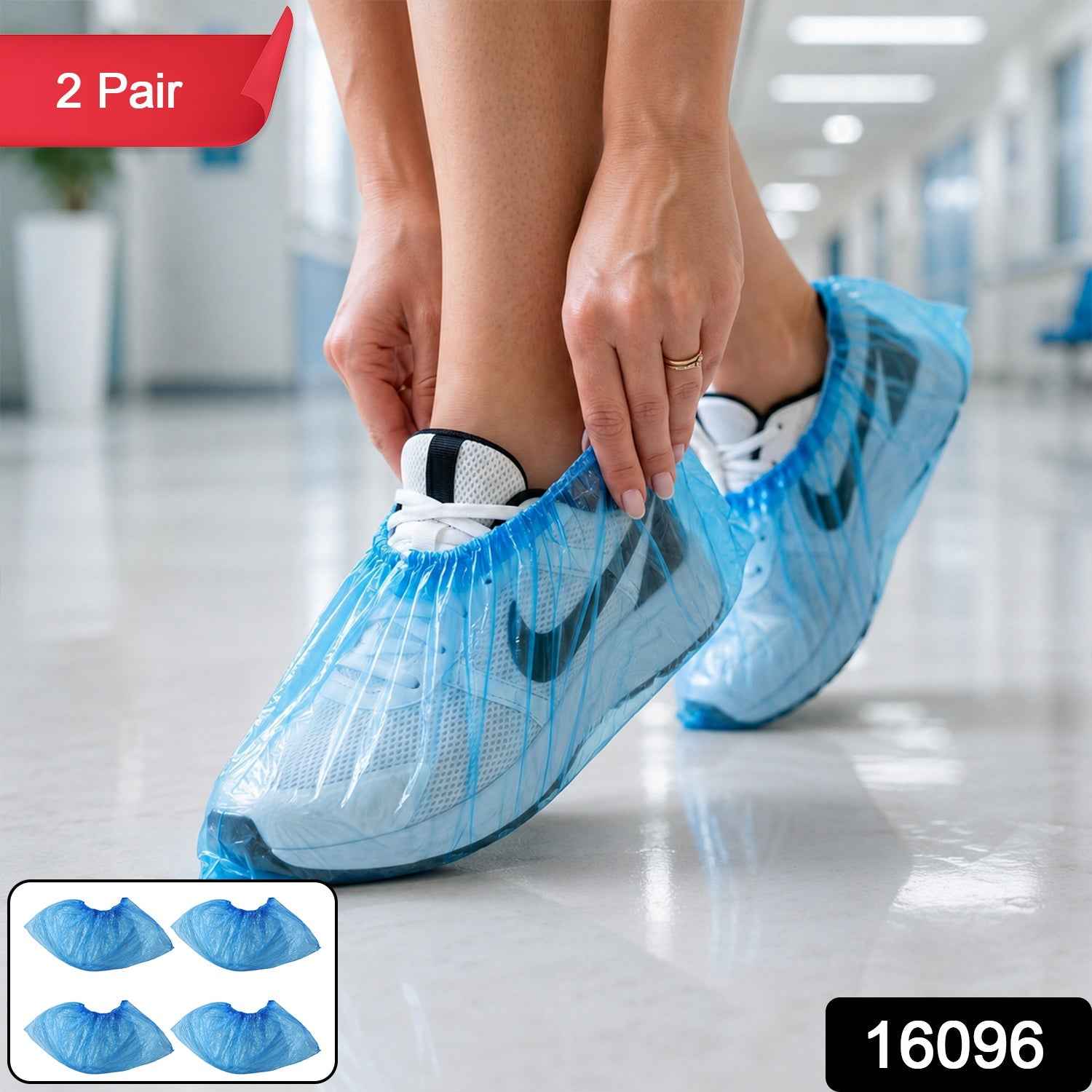 Disposable Shoe Covers Ð Waterproof & Elastic Fit for Hygiene
