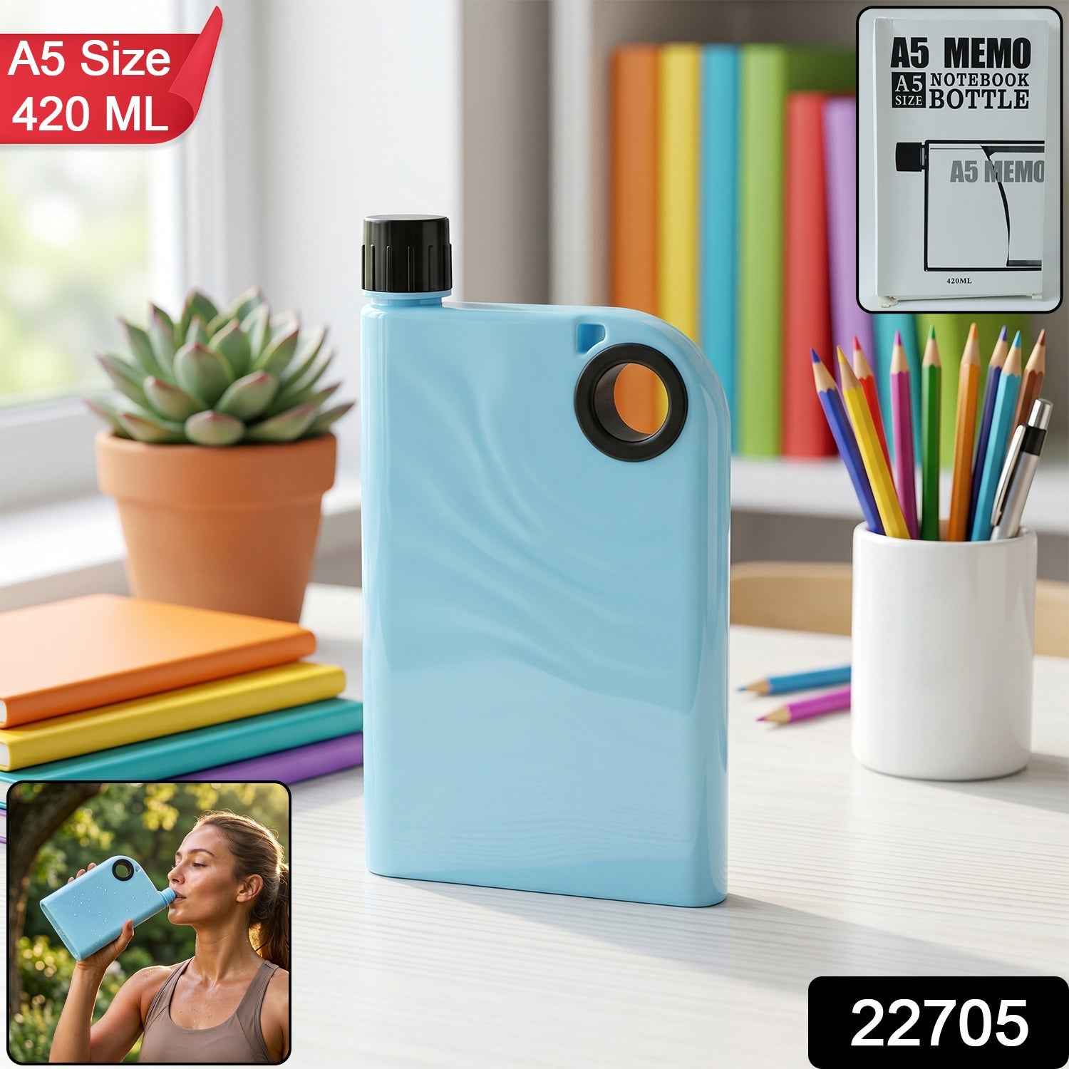 Water Bottle – Slim, Portable & Leak-Resistant for Daily Use