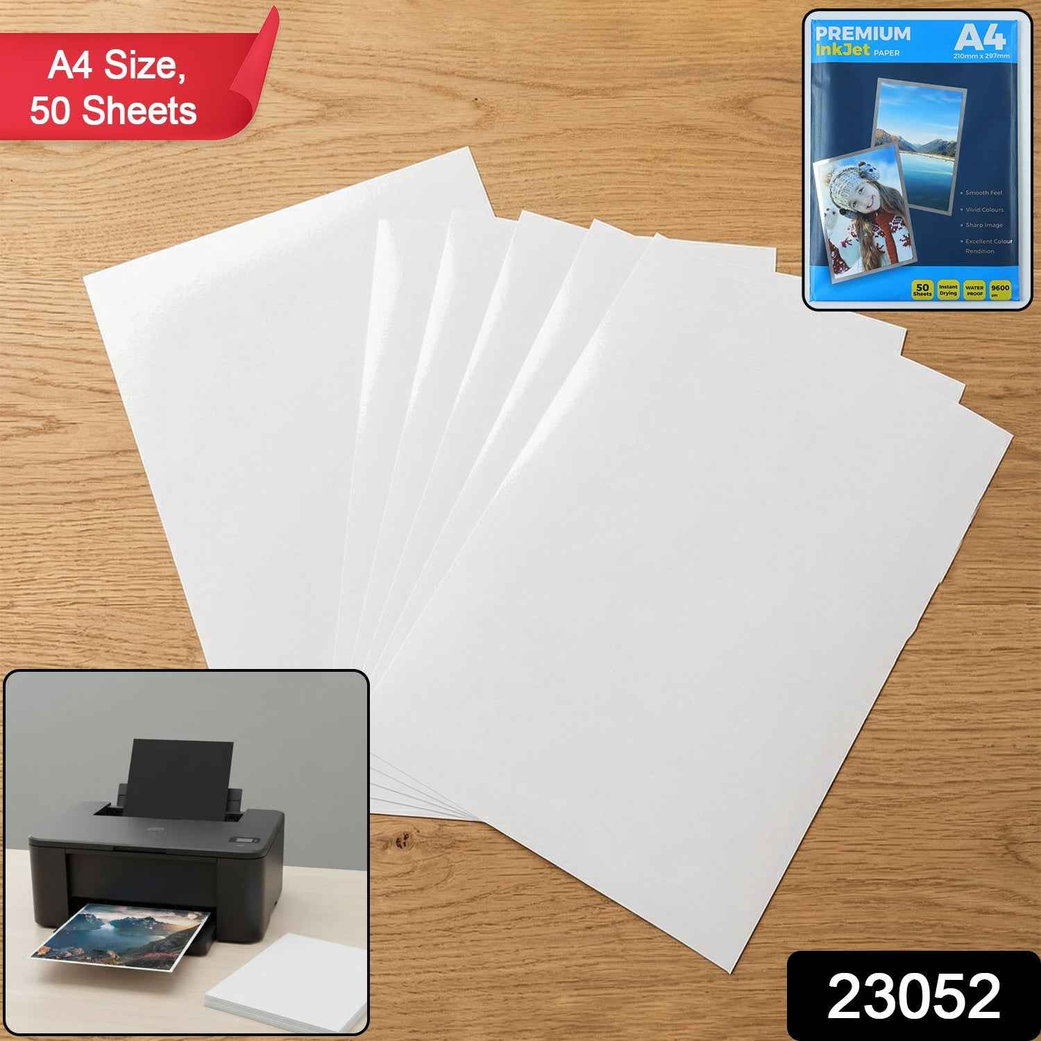Premium A4 Inkjet Printing Paper – Vibrant & Sharp Prints