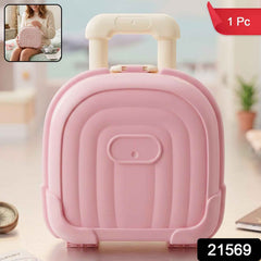 Mini Suitcase Storage Box, Cute & Reusable Travel Organizer