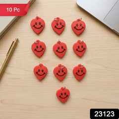 Heart-Shaped Smile Keychains – Vibrant & Durable Accessory Set