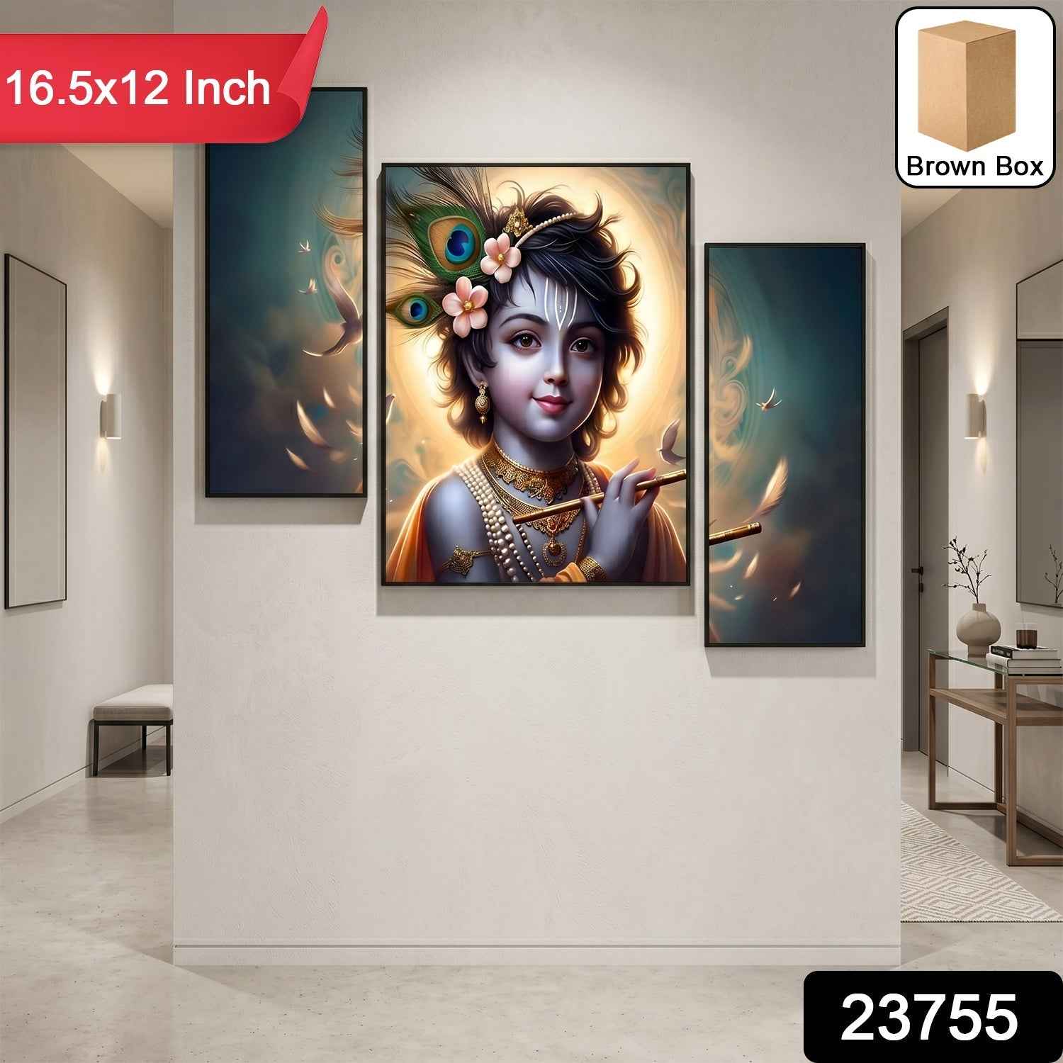 Krishna Flute Wall Art Ð Vibrant & Sacred Home Decor
